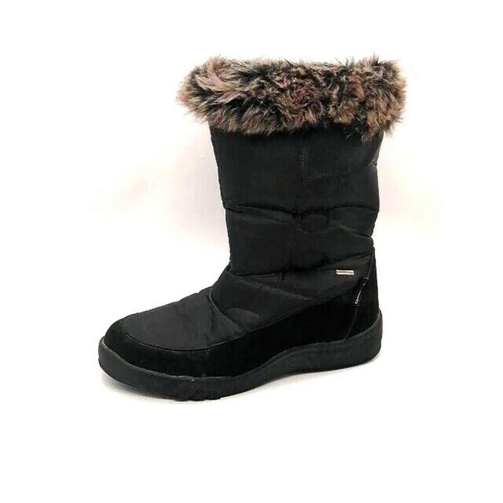 Tamarack‎ Boots Womens Black 10 Waterproof Thinsulate Winter Shoe Zip 56331-2
